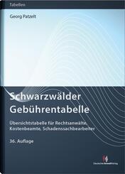 Schwarzw&auml;lder Geb&uuml;hrentabelle