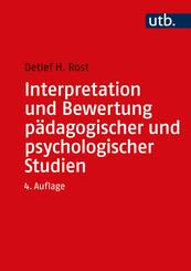 Interpretation und Bewertung p&auml;dagogischer und psychologischer Studien