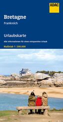 ADAC Urlaubskarte Bretagne 1:200.000