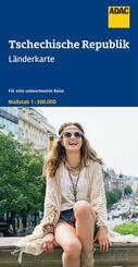 ADAC L&auml;nderkarte Tschechische Republik 1:300.000