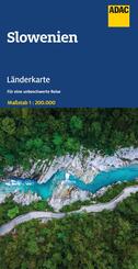 ADAC L&auml;nderkarte Slowenien 1:200.000