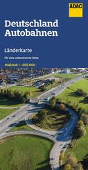 ADAC L&auml;nderkarte Deutschland Autobahnen 1:500.000