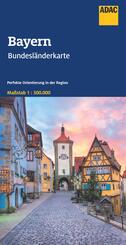 ADAC Bundesl&auml;nderkarte Deutschland 12 Bayern 1:300.000