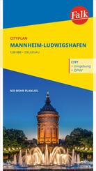 Falk Cityplan Mannheim-Ludwigshafen 1:22.500