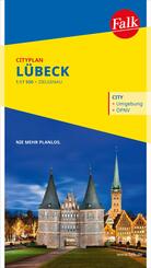 Falk Cityplan L&uuml;beck 1:17.500