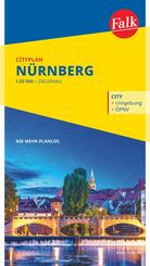 Falk Cityplan N&uuml;rnberg 1:20.000