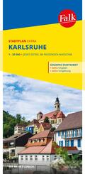 Falk Stadtplan Extra Karlsruhe 1:20.000