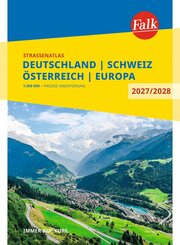 Falk Stra&szlig;enatlas 2027/2028 Deutschland, Schweiz, &Ouml;sterreich 1:300.000