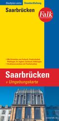 Falk Stadtplan Extra Saarbr&uuml;cken 1:20.000