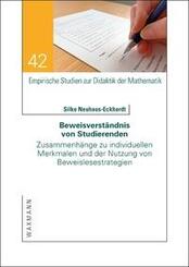 Beweisverst&auml;ndnis von Studierenden