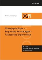 Musikpsychologie - Empirische Forschungen - &Auml;sthetische Experimente