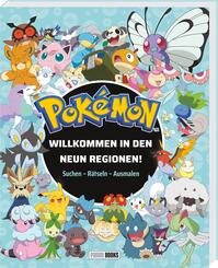 Pokémon: Willkommen in den neun Regionen! - Suchen - Rätseln - Ausmalen