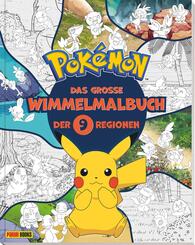 Pok&eacute;mon: Das gro&szlig;e Wimmelmalbuch der 9 Regionen