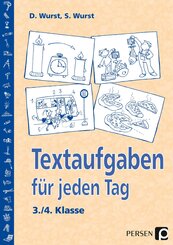 Textaufgaben für jeden Tag. 3./4. Klasse