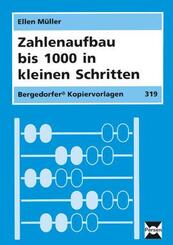 Zahlenaufbau bis 1000 in kleinen Schritten