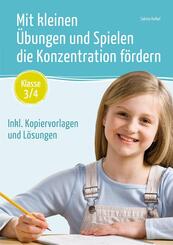 Mit kleinen &Uuml;bungen und Spielen die Konzentration f&ouml;rdern - Klasse 3/4