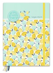 Mein Lehrerplaner A5+ - Hardcover - Lehrerkalender f&uuml;r das Schuljahr 2026/2027 - Zitronentanz
