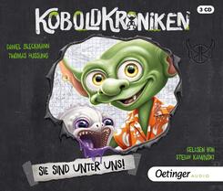 KoboldKroniken 1. Sie sind unter uns!,3 Audio-CD