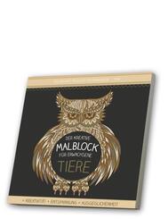 Der kreative Malblock f&uuml;r Erwachsene - Tiere, m. Audio-CD.Bd.2