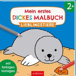 Mein erstes dickes Malbuch - Lieblingstiere