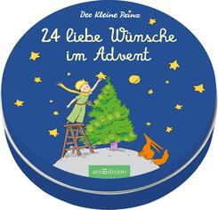 Adventskalender in der Dose. Der Kleine Prinz. 24 liebe W&uuml;nsche im Advent