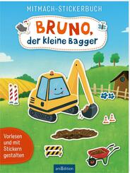 Mitmach-Stickerbuch - Bruno, der kleine Bagger