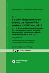 Besondere Leistungen bei der Planung von Ingenieurbauwerken nach Teil 3 Abschnitt 3, &sect; 41 Nr. 6 (konstruktive Ingenieurbauwerke f&uuml;r Verkehrsanlagen) und Nr. 7 (sonstige Einzelbauwerke ausgenommen Geb&auml;ude und Freileitungsmaste) HOAI 2013