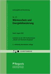 W&auml;rmeschutz und Energiebilanzierung - Leistungsbild und Honorierung