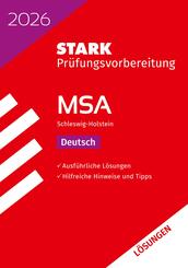 STARK L&ouml;sungen zu Deutsch - MSA 2026 Schleswig-Holstein - Pr&uuml;fungsvorbereitung