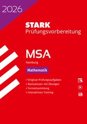 STARK Mathematik - MSA 2026 Hamburg - Pr&uuml;fungsvorbereitung, m. 1 Buch, m. 1 Beilage