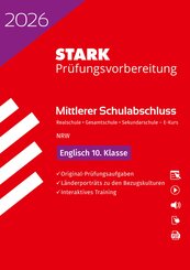 STARK Englisch E-Kurs - Mittlerer Schulabschluss (MSA) 2026 NRW - Pr&uuml;fungsvorbereitung, m. 1 Buch, m. 1 Beilage
