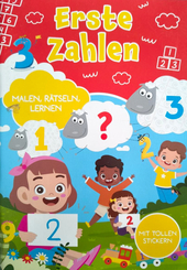 Lernheft DIN A5 mit Stickern - Erste Zahlen