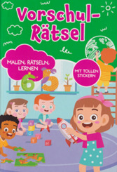 Lernheft DIN A5 mit Stickern - Vorschul-R&auml;tsel