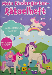 Lernheft DIN A5 mit Stickern - Mein Kindergarten-R&auml;tselheft