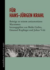 F&uuml;r Hans-J&uuml;rgen Krahl