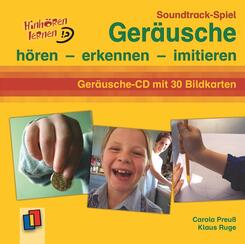 Soundtrack-Spiel Geräusche, 1 Audio-CD + 30 Bildkarten