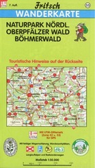 Fritsch Karte - Naturpark Nördlicher Oberpfälzer Wald, Böhmerwald