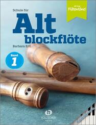 Schule f&uuml;r Altblockfl&ouml;te 1 - Klavierbegleitung.Tl.1