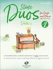 Starke Duos, f&uuml;r Geige und Klavier.Tl.2