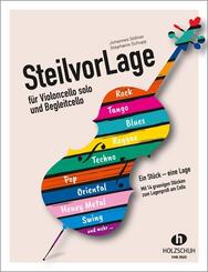 SteilvorLage f&uuml;r Violoncello solo und Begleitcello