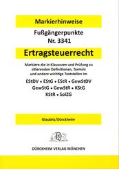 ERTRAGSTEUERRECHT D&uuml;rckheim-Markierhinweise/Fu&szlig;g&auml;ngerpunkte f&uuml;r das Steuerberaterexamen, D&uuml;rckheim'sche Markierhinweise