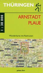Wanderkarte Arnstadt und Plaue