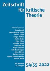 Zeitschrift f&uuml;r kritische Theorie / Zeitschrift f&uuml;r kritische Theorie, Heft 54/55