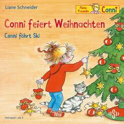 Conni feiert Weihnachten / Conni f&auml;hrt Ski,1 Audio-CD