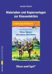 Materialien und Kopiervorlagen zur Klassenlekt&uuml;re: Ritter Robert und seine Abenteuer / Silbenhilfe