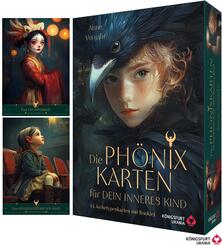 Die Ph&ouml;nixkarten f&uuml;r dein Inneres Kind - 44 Archetypenkarten und 192-seitiges farbiges Booklet, m. 1 Beilage, m. 1 Buch
