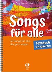 Songs f&uuml;r alle - Textbuch mit Akkorden