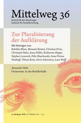 Zur Pluralisierung der Aufkl&auml;rung