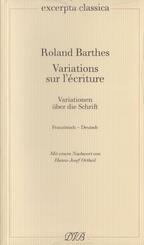Variations sur l'&eacute;criture - Variationen &uuml;ber die Schrift