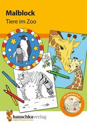 Malblock - Tiere im Zoo (eBook, PDF)
